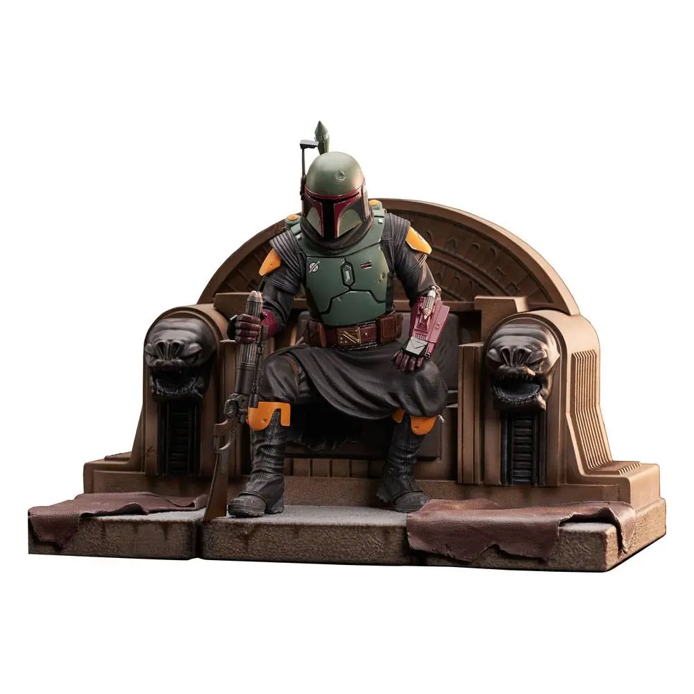 Star Wars: The Mandalorian Premier Collection Statue 1/7 Boba Fett on Throne 24 cm Socha fotografii produktu