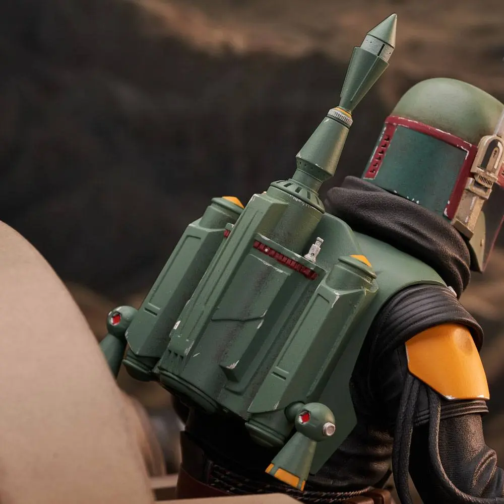 Star Wars: The Mandalorian Premier Collection Statue 1/7 Boba Fett on Throne 24 cm Socha fotografii produktu