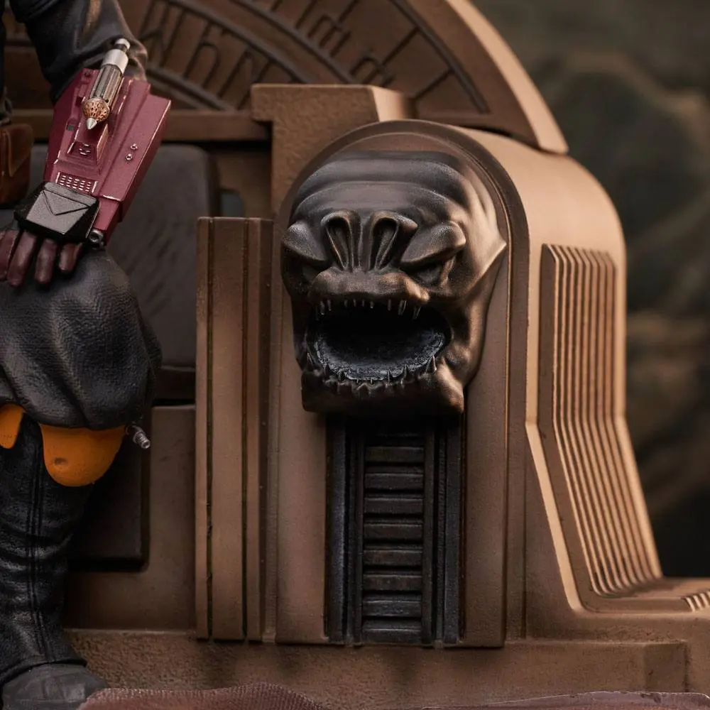 Star Wars: The Mandalorian Premier Collection Statue 1/7 Boba Fett on Throne 24 cm Socha fotografii produktu