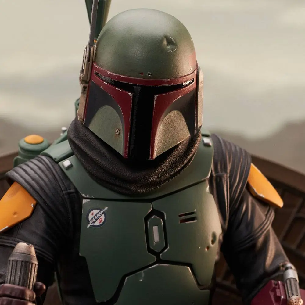 Star Wars: The Mandalorian Premier Collection Statue 1/7 Boba Fett on Throne 24 cm Socha fotografii produktu