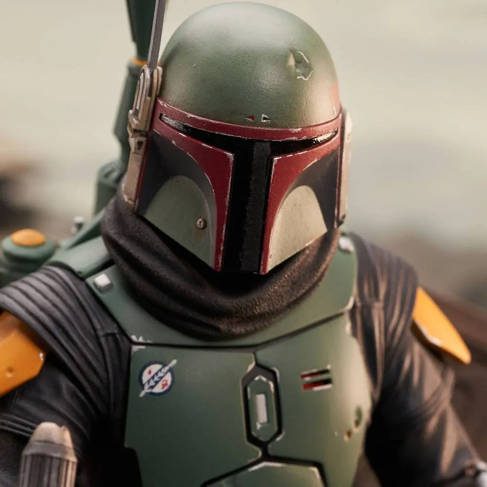 Star Wars: The Mandalorian Premier Collection Statue 1/7 Boba Fett on Throne 24 cm Socha fotografii produktu