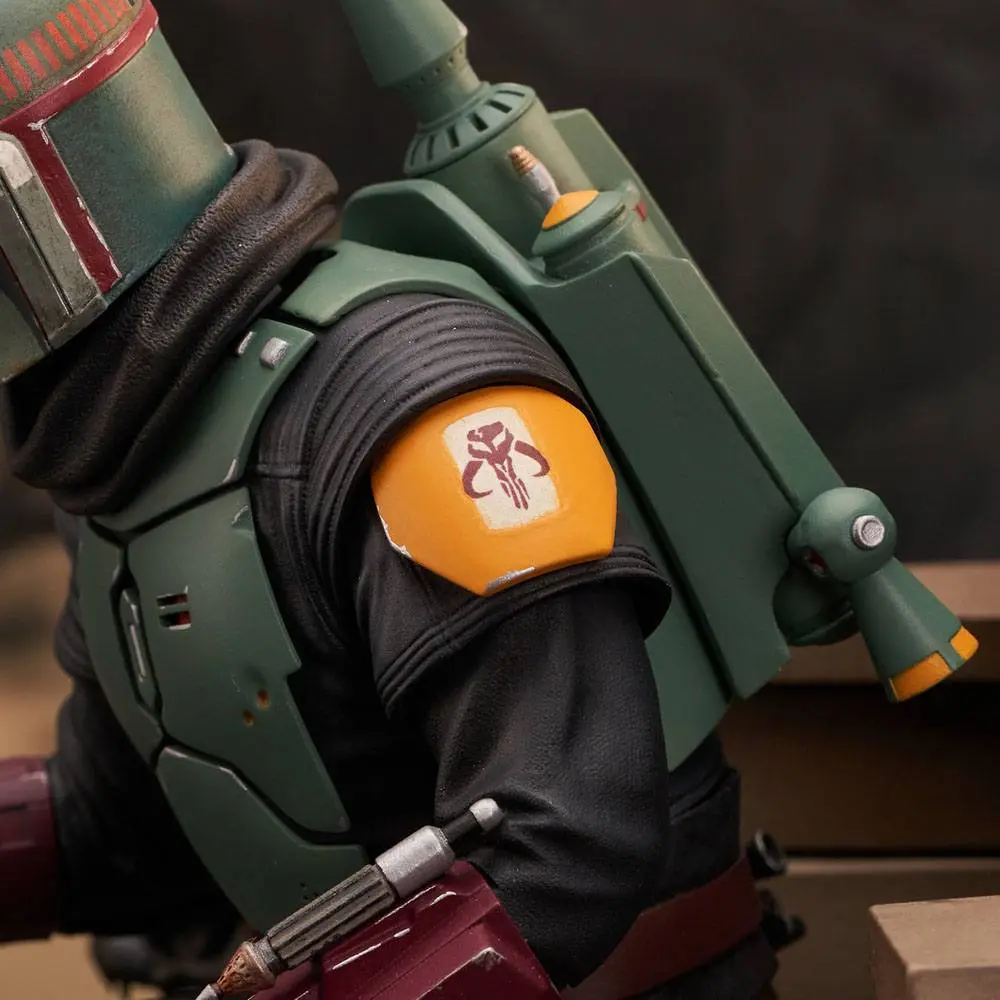 Star Wars: The Mandalorian Premier Collection Statue 1/7 Boba Fett on Throne 24 cm Socha fotografii produktu