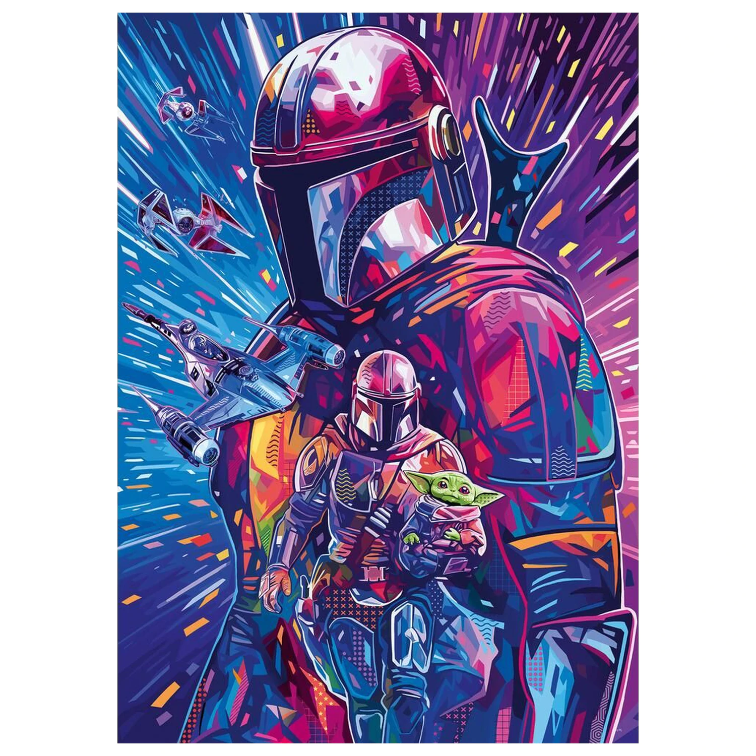 Star Wars The Mandalorian puzzle 500 dílků fotografii produktu
