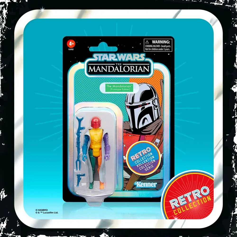 Star Wars: The Mandalorian Retro Collection akční figurka The Mandalorian (Prototype Edition) 10 cm fotografii produktu