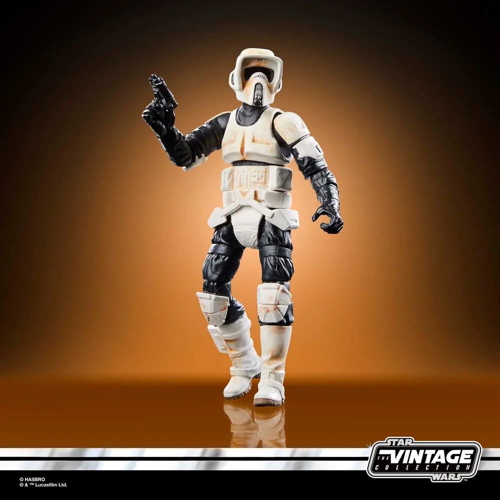 Star Wars: The Mandalorian Vintage Collection Vozidlo s figurkami Speedrová motorka se Scout Trooperem a Grogem fotografii produktu