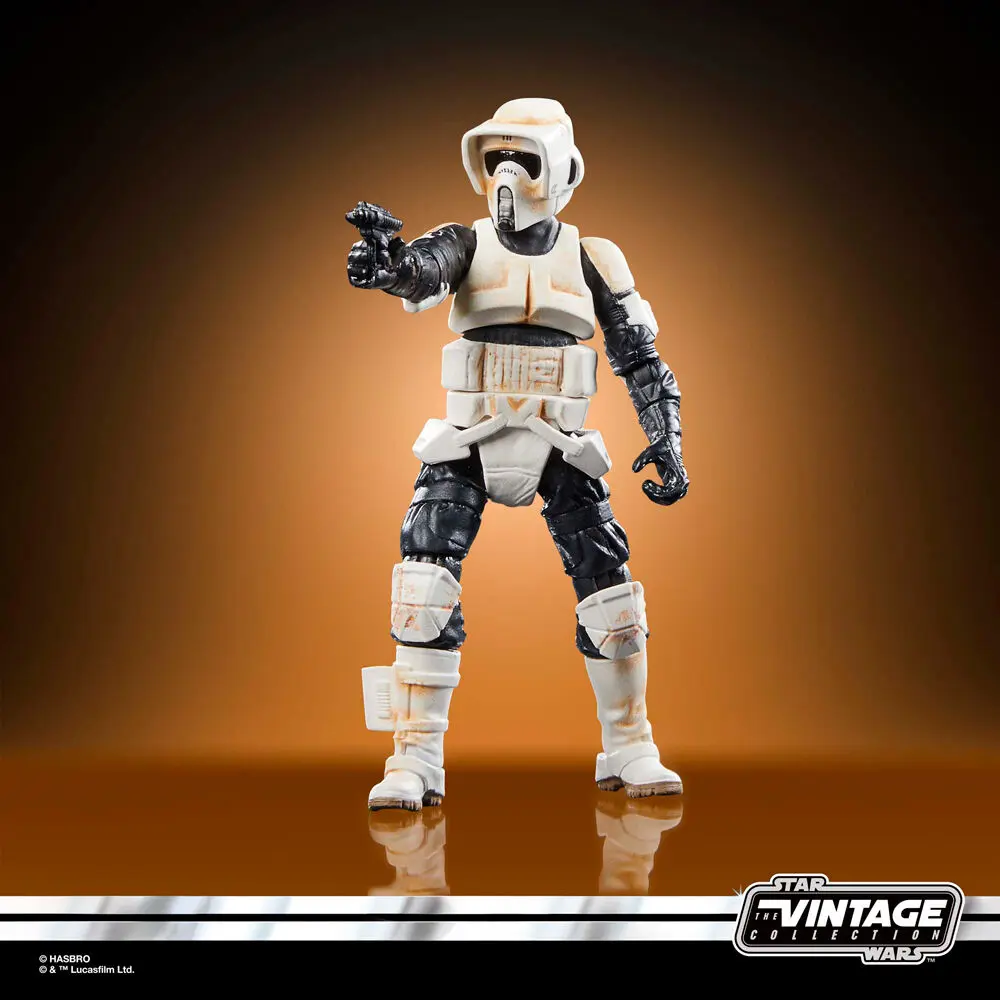 Star Wars: The Mandalorian Vintage Collection Vozidlo s figurkami Speedrová motorka se Scout Trooperem a Grogem fotografii produktu