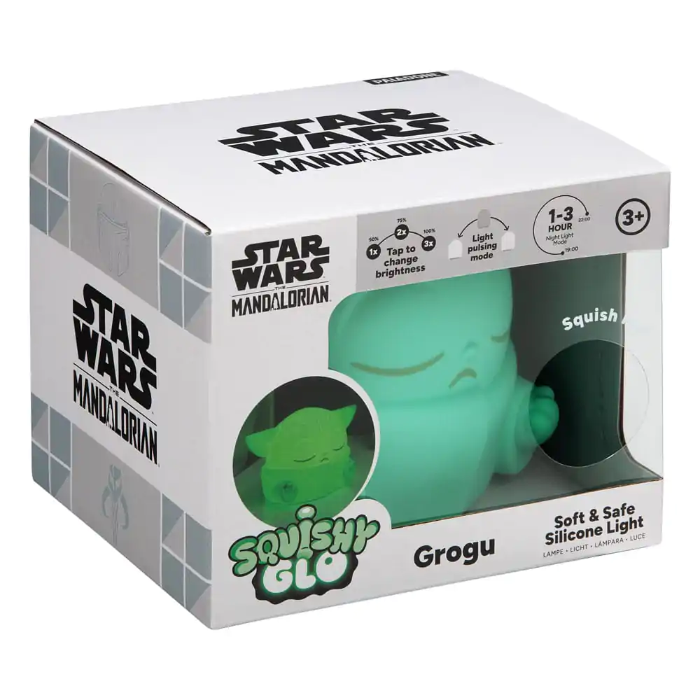 Star Wars The Mandalorian Squishy Glo Silicon Light Grogu 15 cm Měkká silikonová lampička fotografii produktu
