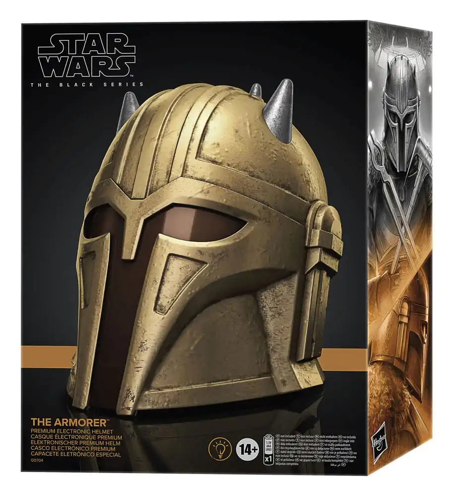 Star Wars The Mandalorian The Armorer prémiová elektronická helma fotografii produktu