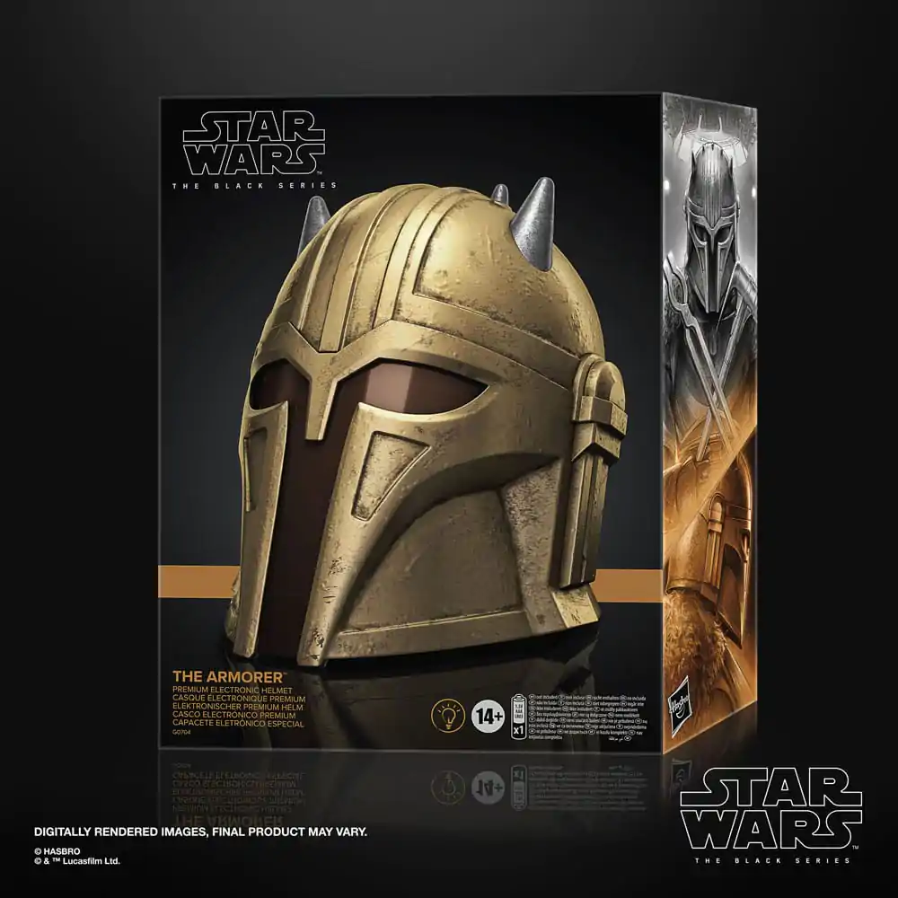 Star Wars The Mandalorian The Armorer prémiová elektronická helma fotografii produktu