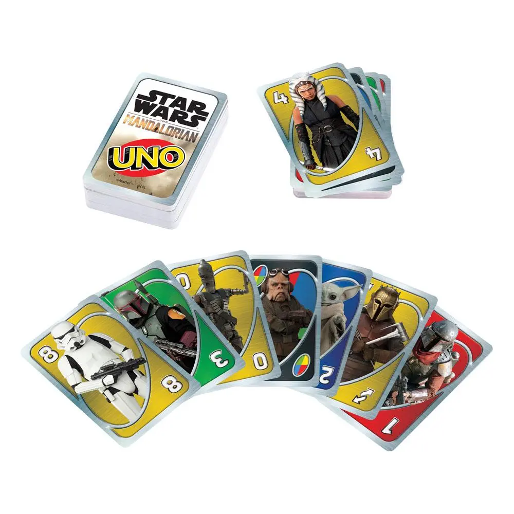 Star Wars: The Mandalorian UNO karetní hra fotografii produktu