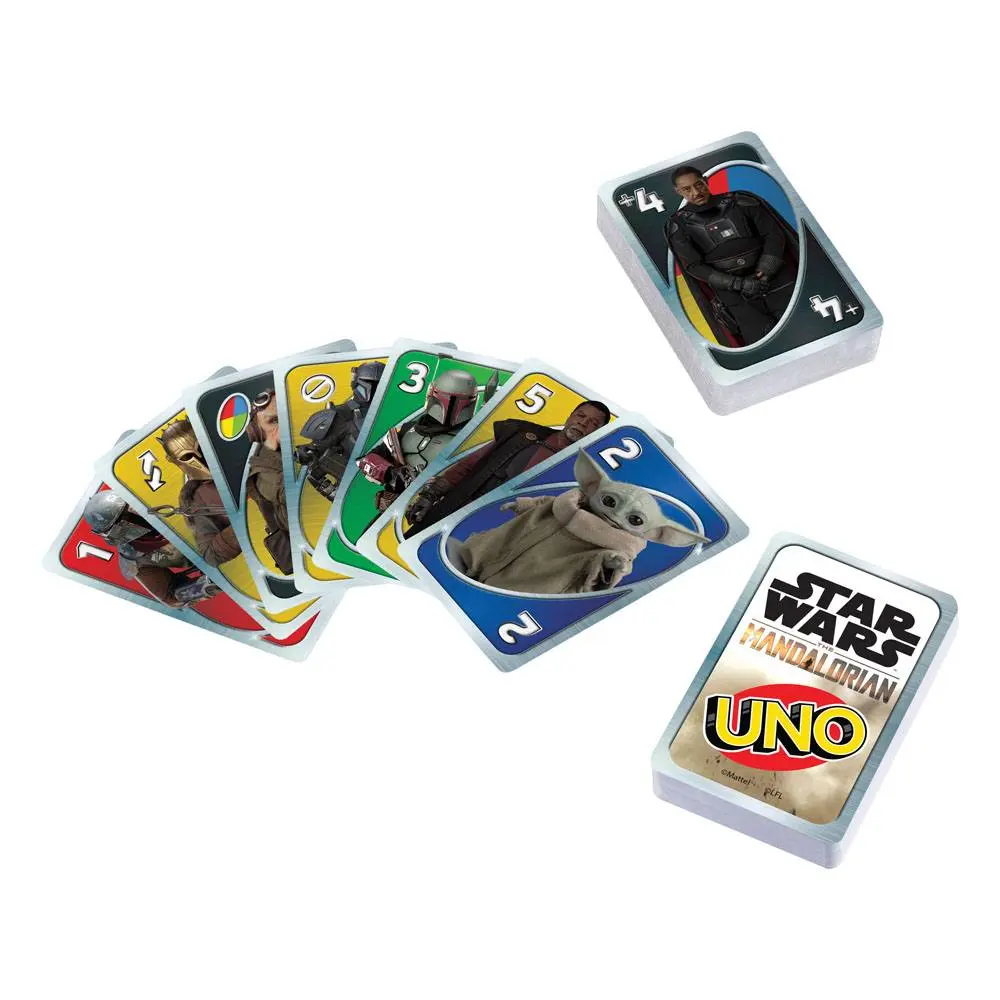 Star Wars: The Mandalorian UNO karetní hra fotografii produktu