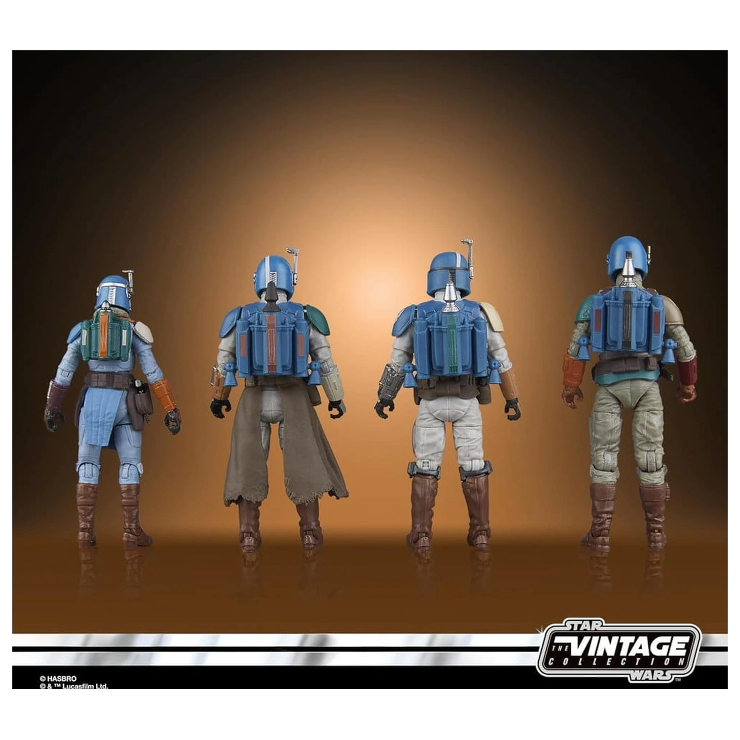 Star Wars The Mandalorian Vintage Collection Action Figure 4-Pack Mandalorian Shriek-Hawk 10 cm fotografii produktu