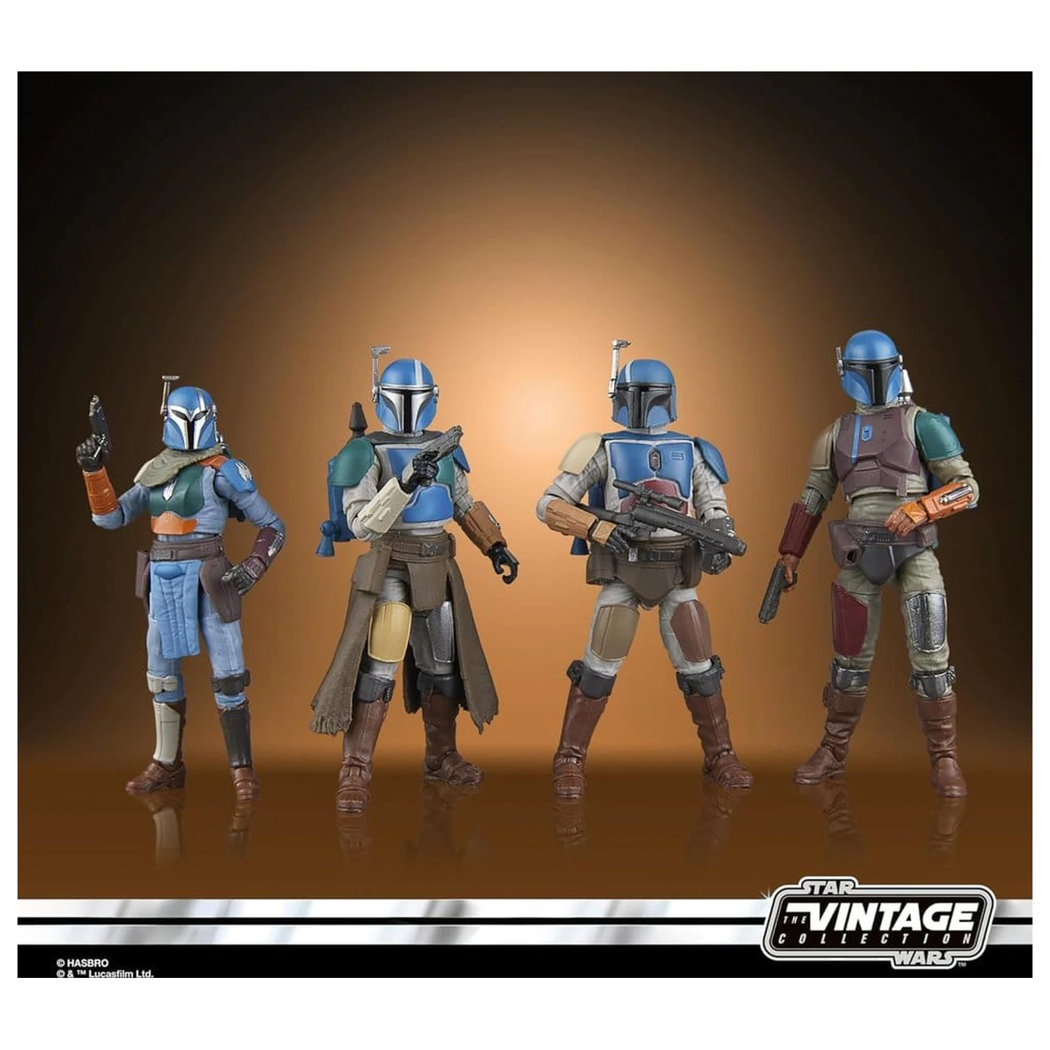 Star Wars The Mandalorian Vintage Collection Action Figure 4-Pack Mandalorian Shriek-Hawk 10 cm fotografii produktu