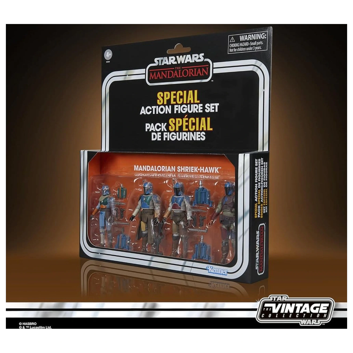 Star Wars The Mandalorian Vintage Collection Action Figure 4-Pack Mandalorian Shriek-Hawk 10 cm fotografii produktu