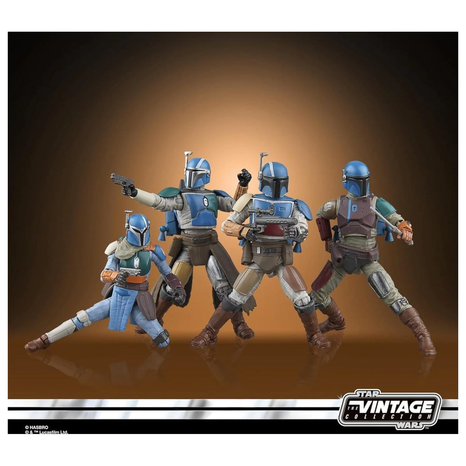 Star Wars The Mandalorian Vintage Collection Action Figure 4-Pack Mandalorian Shriek-Hawk 10 cm fotografii produktu
