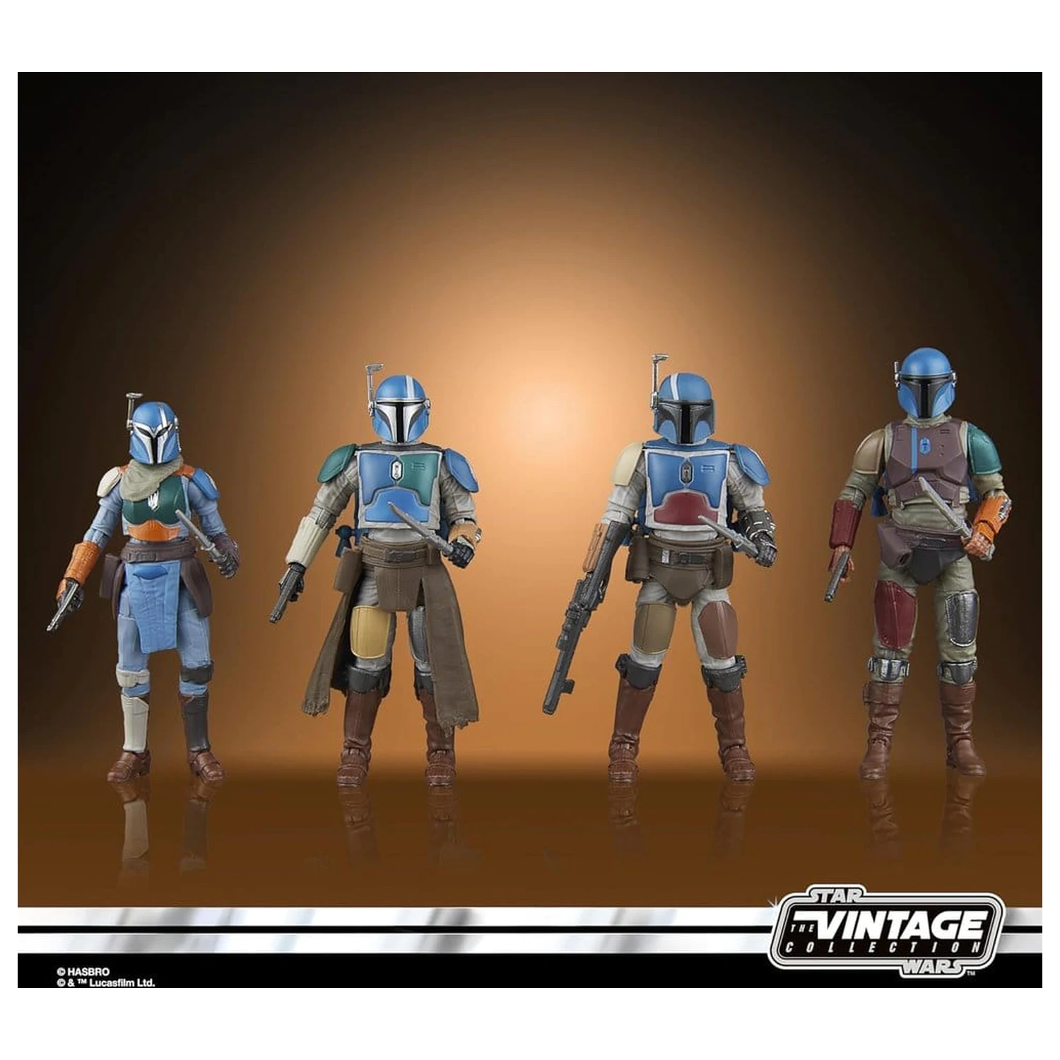 Star Wars The Mandalorian Vintage Collection Action Figure 4-Pack Mandalorian Shriek-Hawk 10 cm fotografii produktu
