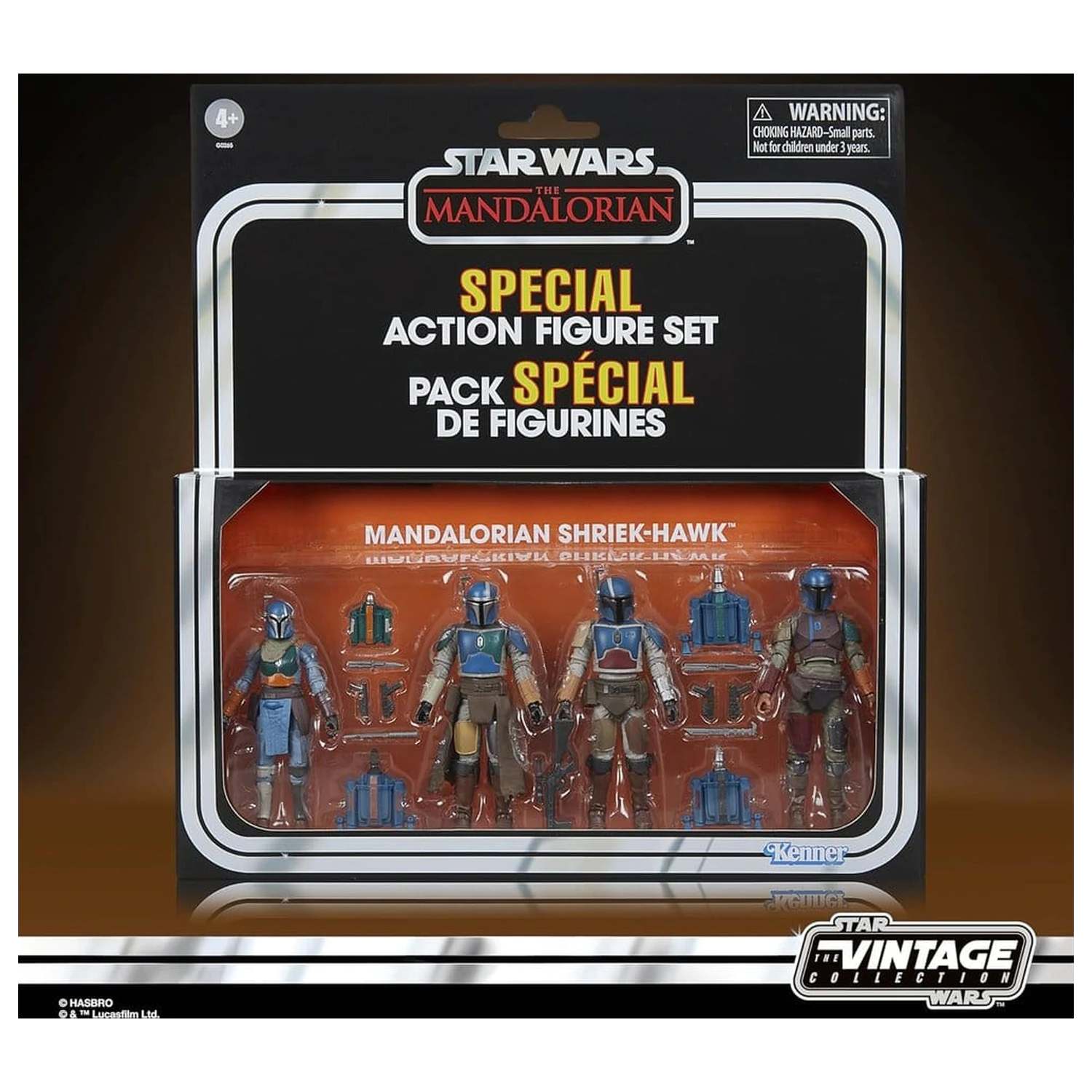 Star Wars The Mandalorian Vintage Collection Action Figure 4-Pack Mandalorian Shriek-Hawk 10 cm fotografii produktu