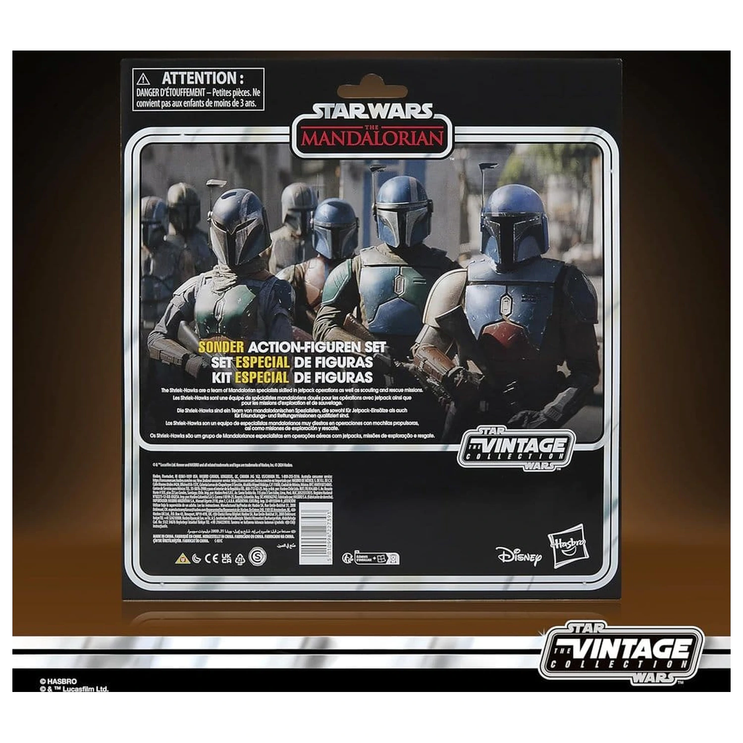 Star Wars The Mandalorian Vintage Collection Action Figure 4-Pack Mandalorian Shriek-Hawk 10 cm fotografii produktu