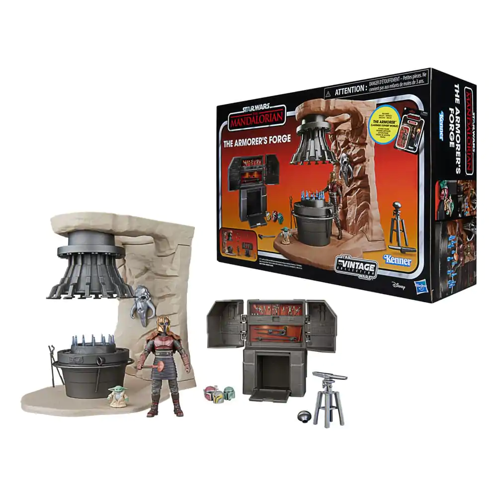 Star Wars The Mandalorian Vintage Collection Kovářská dílna The Armorer s The Armorer (Lakeside Covert World) fotografii produktu