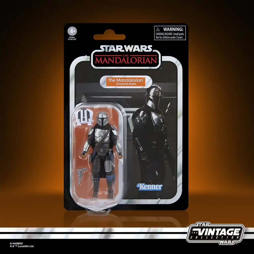 Star Wars: The Mandalorian Vintage Collection akční figurka The Mandalorian (Imperial Base) 10 cm fotografii produktu