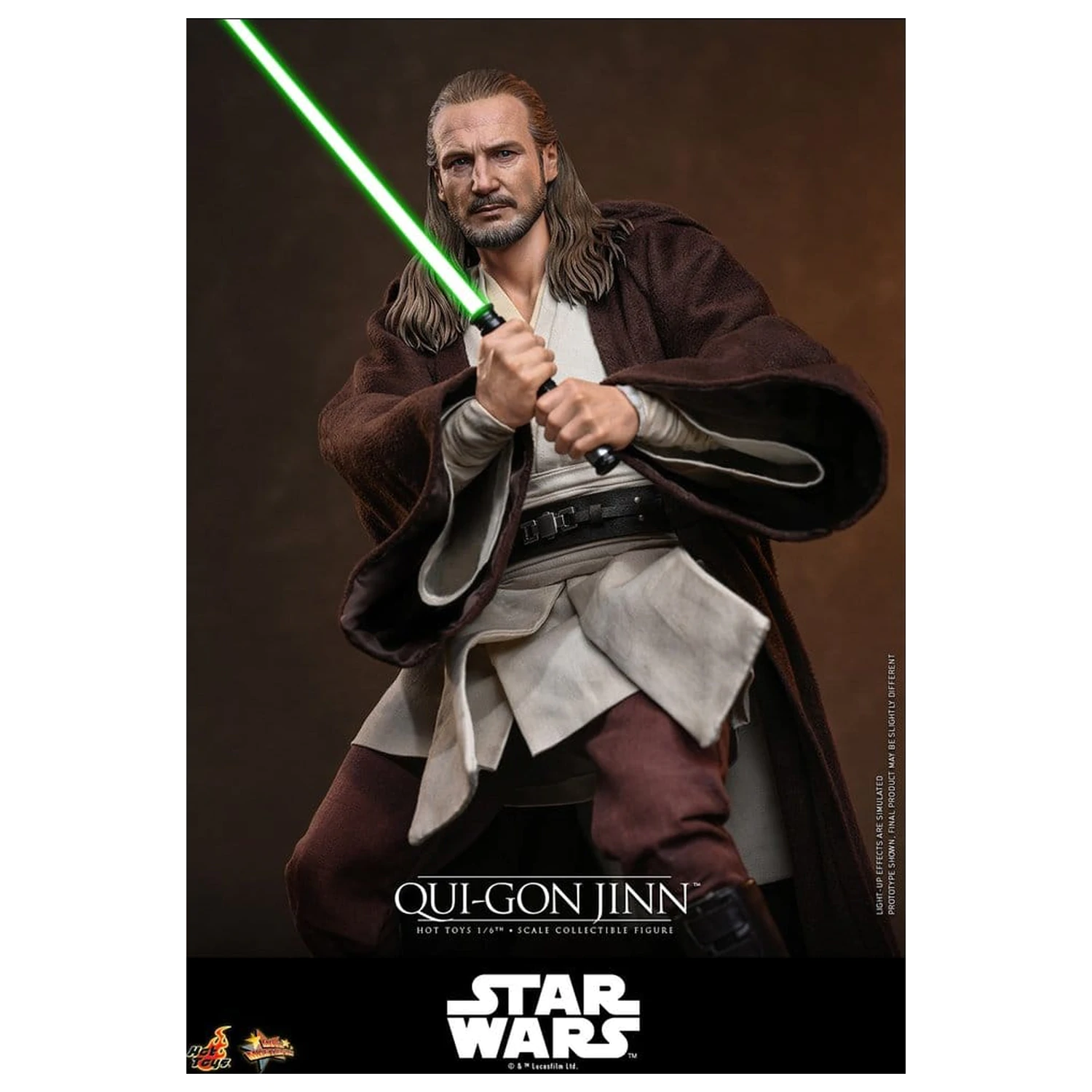 Star Wars: The Phantom Menace Movie Masterpiece Akční figurka 1/6 Qui-Gon Jinn (Artisan Edition) Hot Toys Exclusive 32 cm fotografii produktu