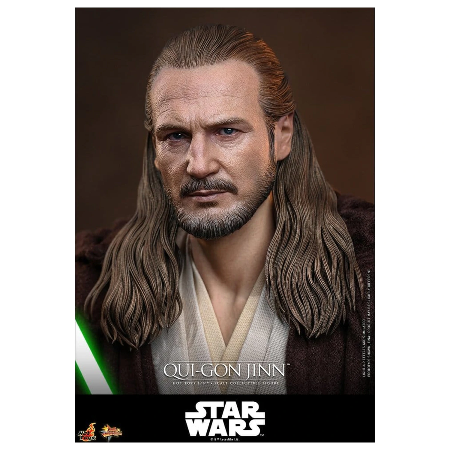 Star Wars: The Phantom Menace Movie Masterpiece Akční figurka 1/6 Qui-Gon Jinn (Artisan Edition) Hot Toys Exclusive 32 cm fotografii produktu