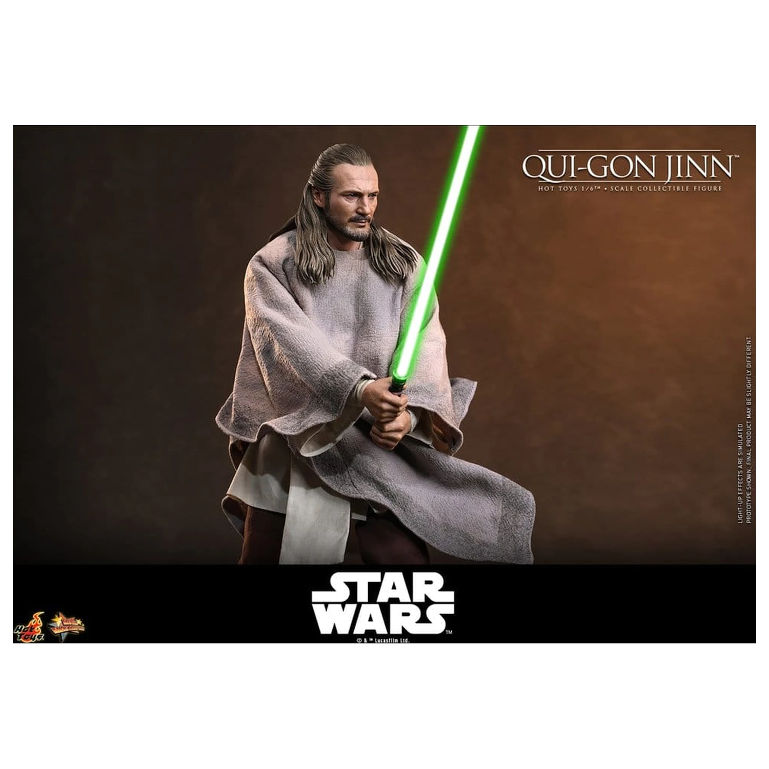 Star Wars: The Phantom Menace Movie Masterpiece Akční figurka 1/6 Qui-Gon Jinn (Artisan Edition) Hot Toys Exclusive 32 cm fotografii produktu