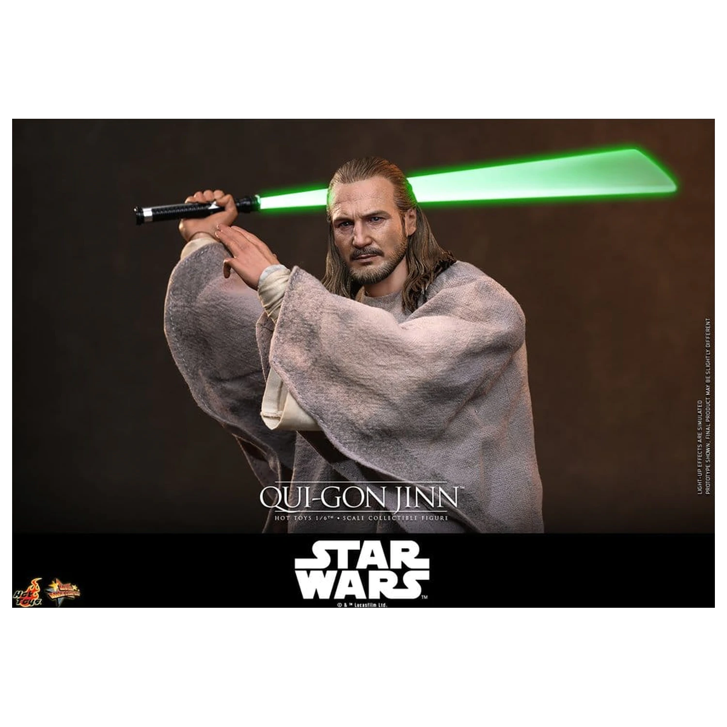 Star Wars: The Phantom Menace Movie Masterpiece Akční figurka 1/6 Qui-Gon Jinn (Artisan Edition) Hot Toys Exclusive 32 cm fotografii produktu