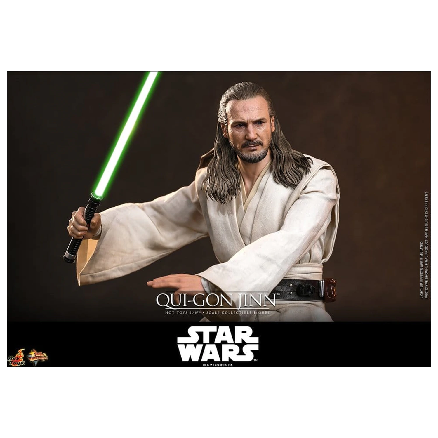 Star Wars: The Phantom Menace Movie Masterpiece Akční figurka 1/6 Qui-Gon Jinn (Artisan Edition) Hot Toys Exclusive 32 cm fotografii produktu