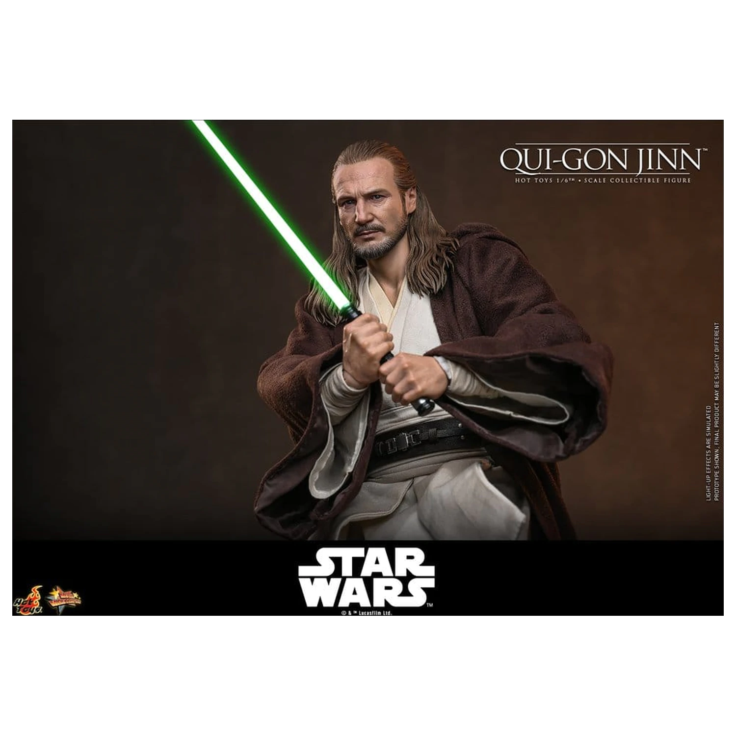 Star Wars: The Phantom Menace Movie Masterpiece Akční figurka 1/6 Qui-Gon Jinn (Artisan Edition) Hot Toys Exclusive 32 cm fotografii produktu