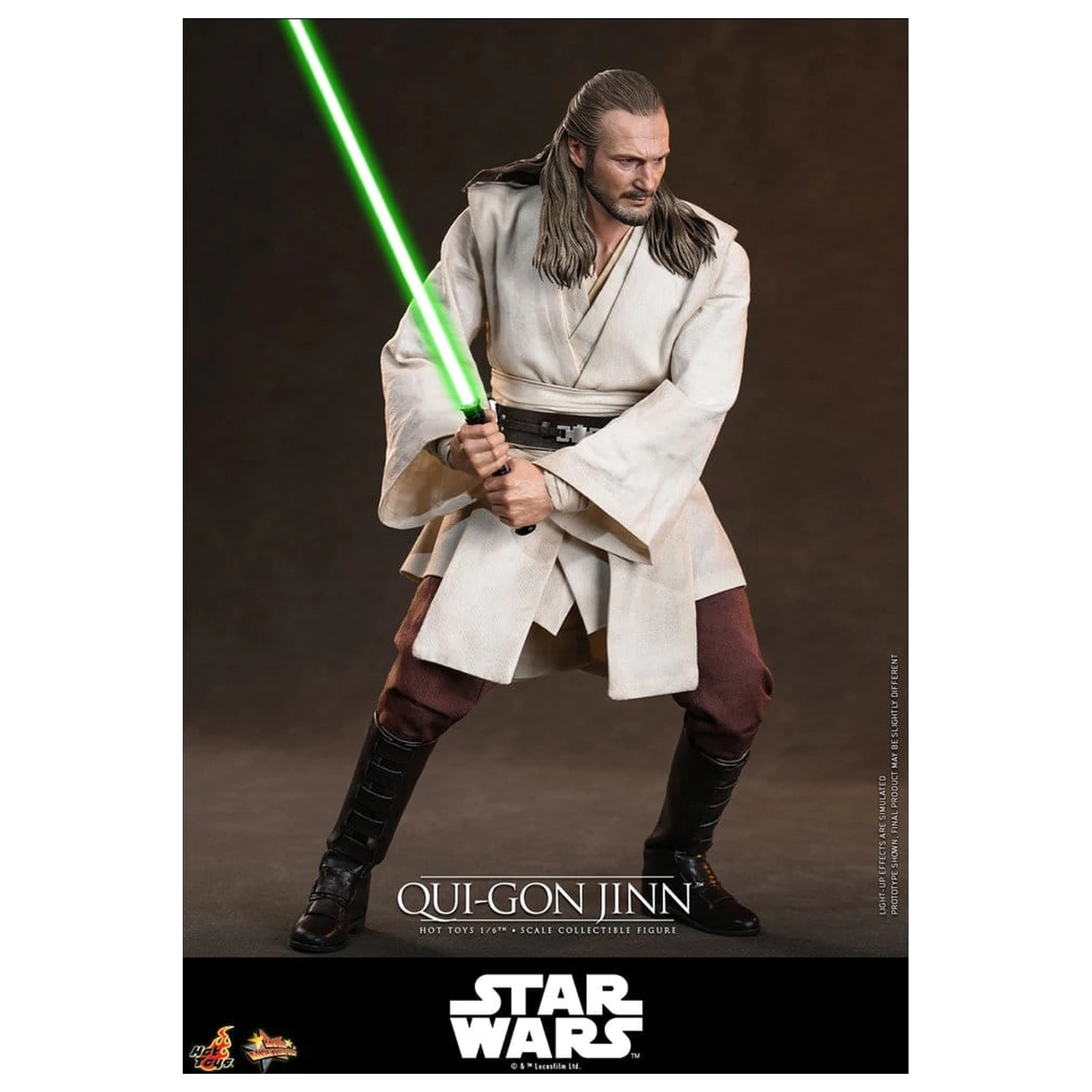 Star Wars: The Phantom Menace Movie Masterpiece Akční figurka 1/6 Qui-Gon Jinn (Artisan Edition) Hot Toys Exclusive 32 cm fotografii produktu