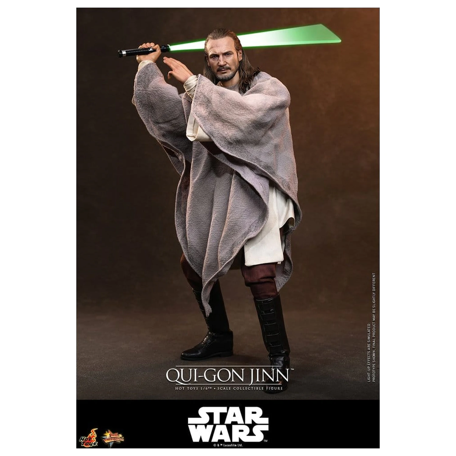 Star Wars: The Phantom Menace Movie Masterpiece Akční figurka 1/6 Qui-Gon Jinn (Artisan Edition) Hot Toys Exclusive 32 cm fotografii produktu
