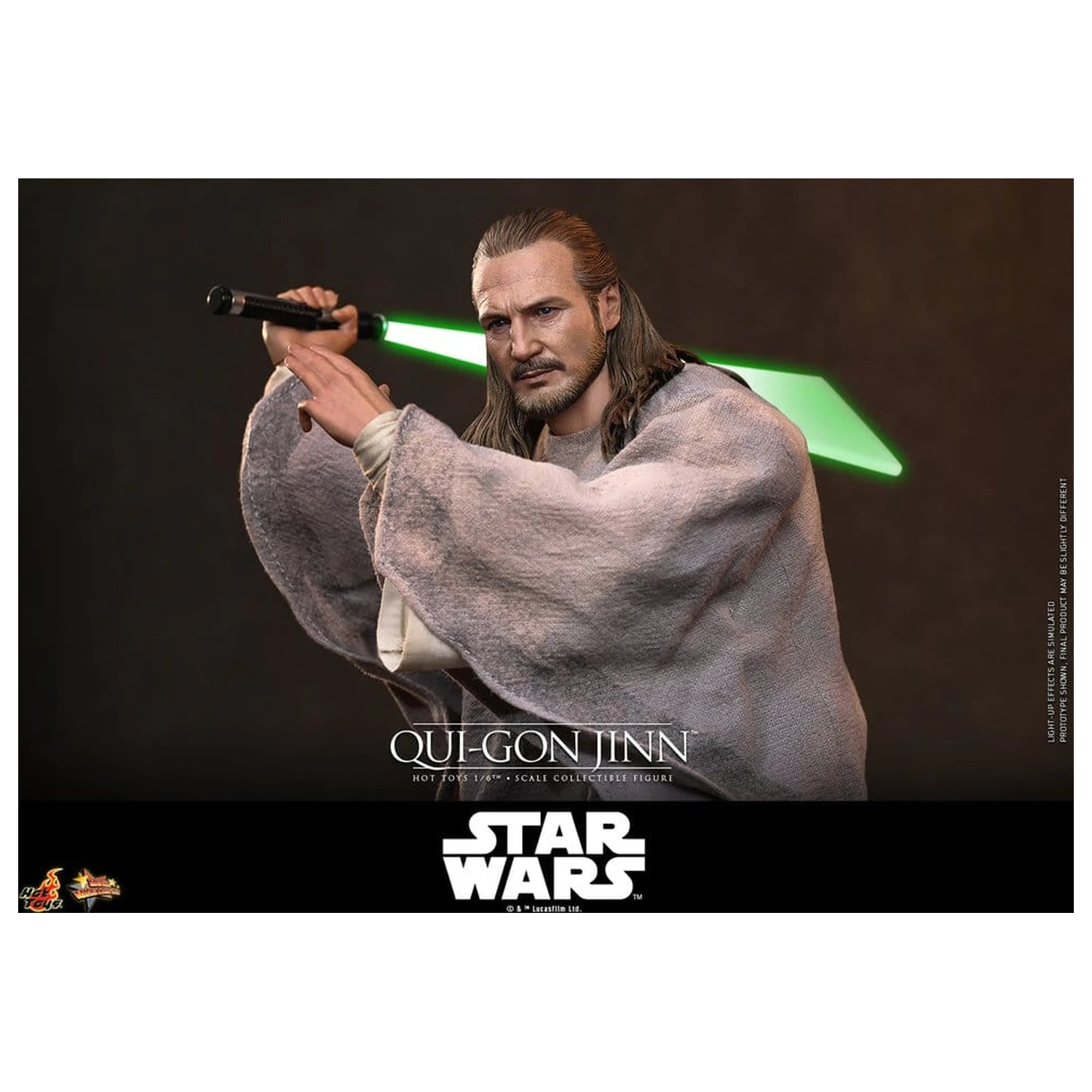 Star Wars: The Phantom Menace Movie Masterpiece Akční figurka 1/6 Qui-Gon Jinn (Artisan Edition) Hot Toys Exclusive 32 cm fotografii produktu
