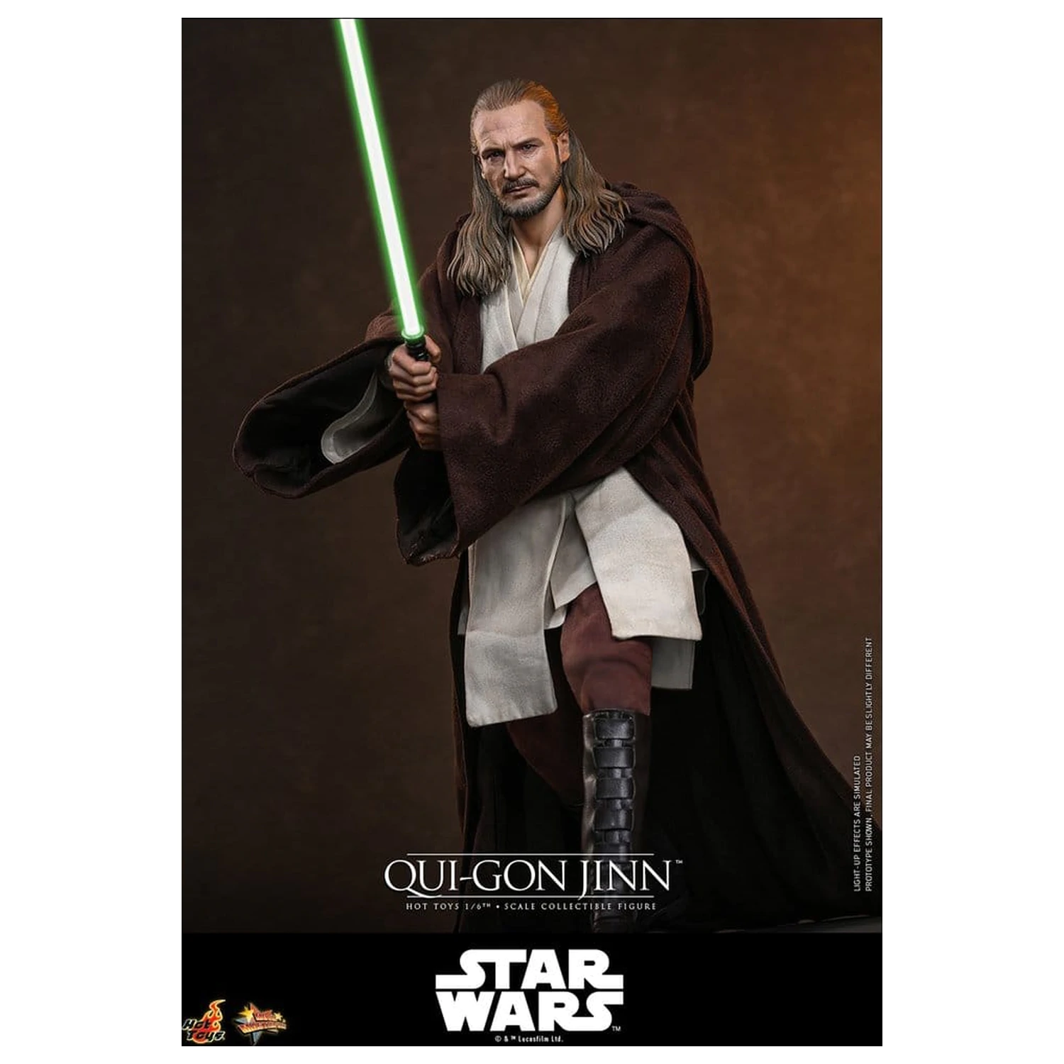 Star Wars: The Phantom Menace Movie Masterpiece Akční figurka 1/6 Qui-Gon Jinn (Artisan Edition) Hot Toys Exclusive 32 cm fotografii produktu