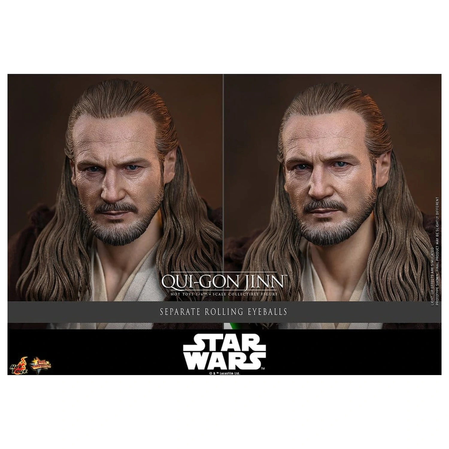 Star Wars: The Phantom Menace Movie Masterpiece Akční figurka 1/6 Qui-Gon Jinn (Artisan Edition) Hot Toys Exclusive 32 cm fotografii produktu