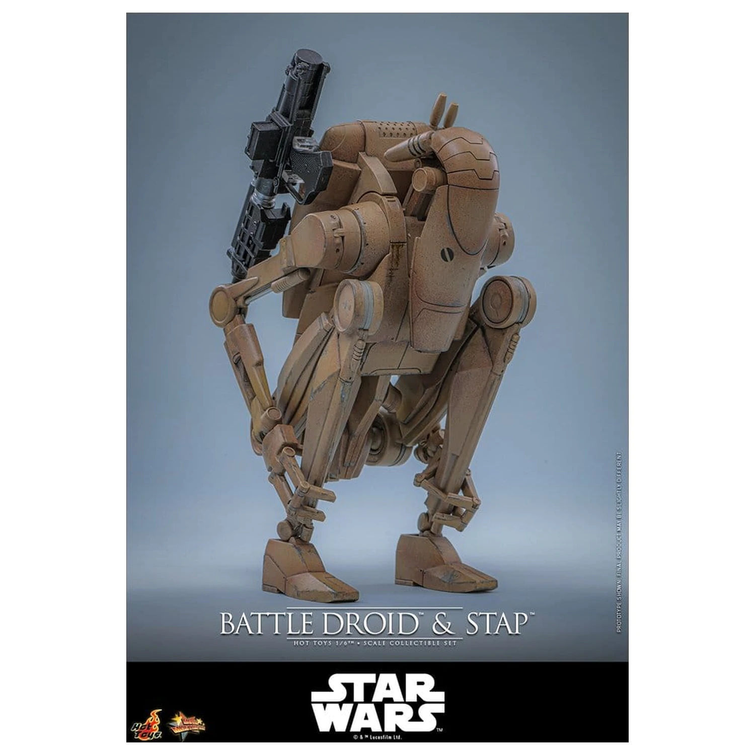 Star Wars: The Phantom Menace Movie Masterpiece Sběratelská figurka Set 1/6 Battle Droid & STAP 32 cm fotografii produktu