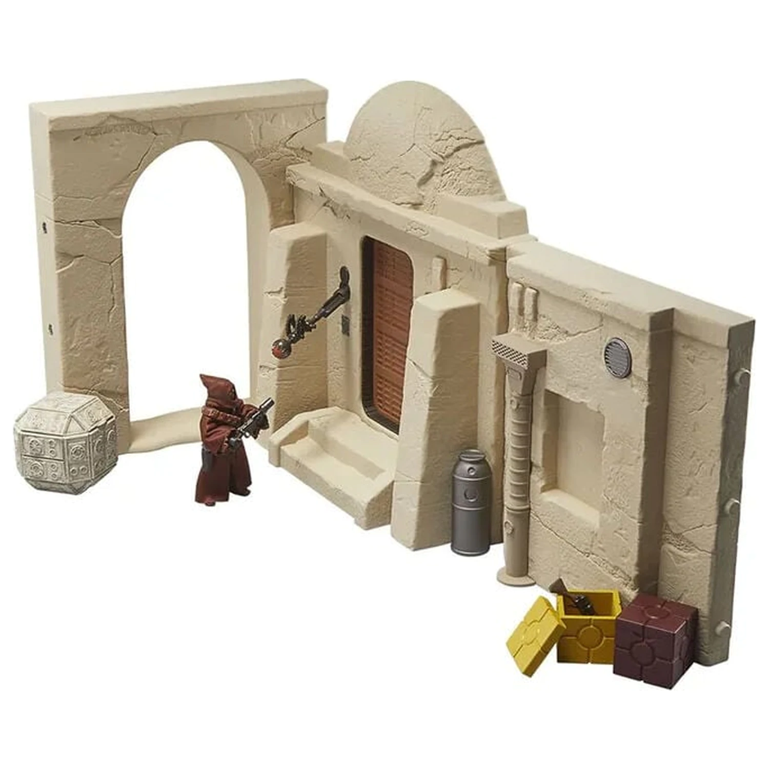 Star Wars Episode IV Vintage Collection herní set ulice Mos Eisley s akční figurkou Jawa fotografii produktu