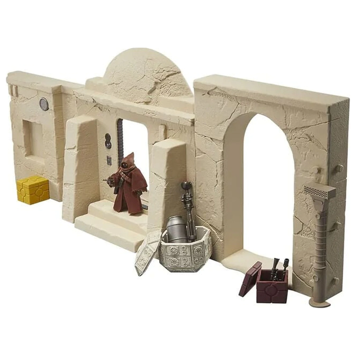 Star Wars Episode IV Vintage Collection herní set ulice Mos Eisley s akční figurkou Jawa fotografii produktu