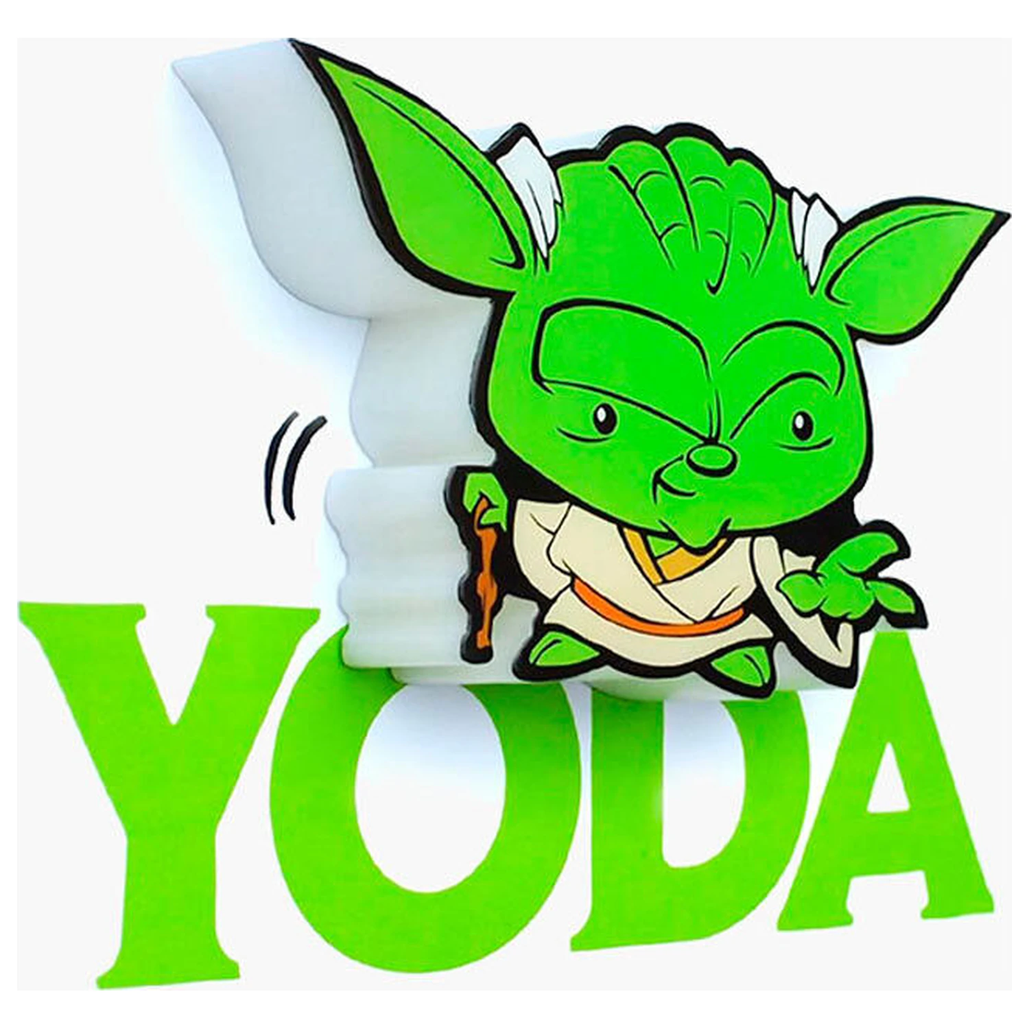 Star Wars Yoda 3D Light FX mini lampa fotografii produktu