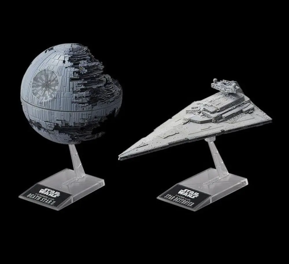 Star Wars Model Kit Hvězda smrti II & Imperial Star Destroyer fotografii produktu
