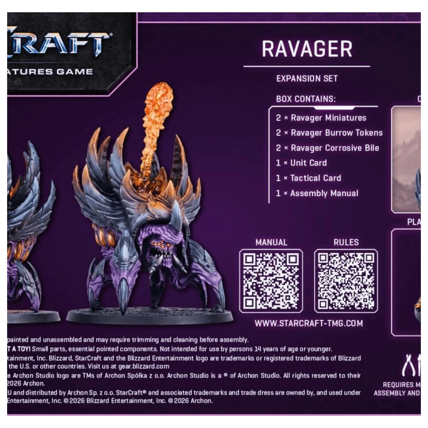 StarCraft TMG Rozšíření sady Zerg: Ravager fotografii produktu