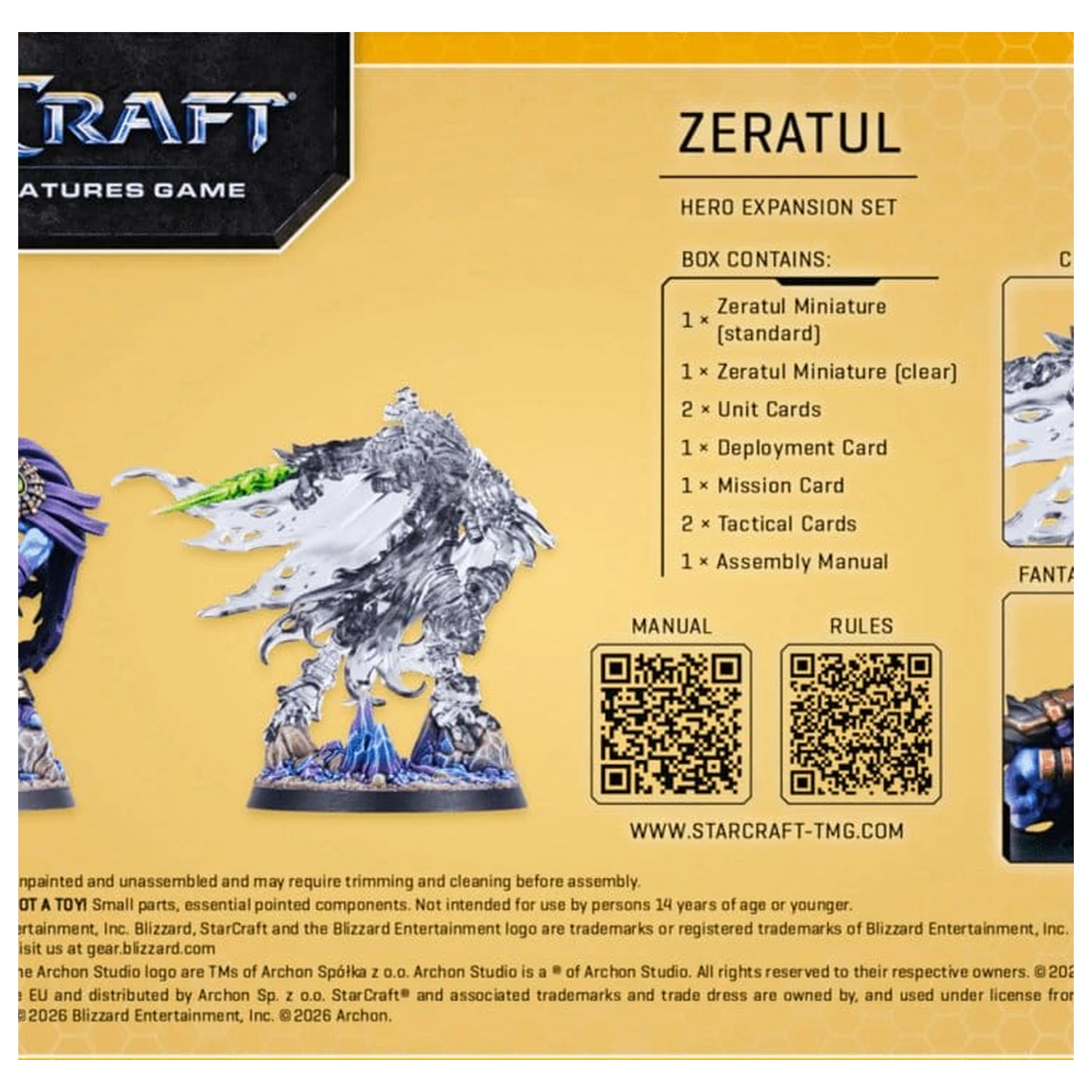 StarCraft TMG Hero Expansion Set Protoss: Zeratul fotografii produktu