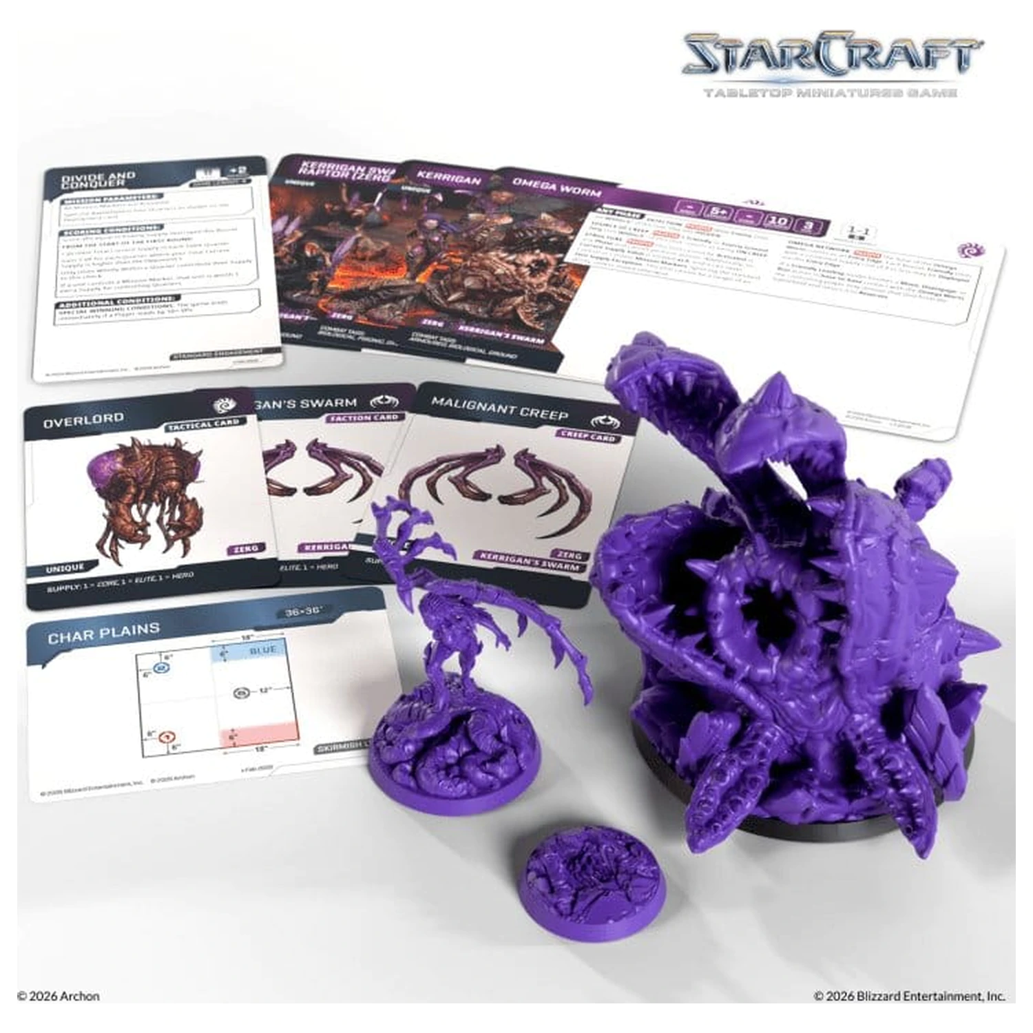 StarCraft TMG Hero Rozšiřující sada Zerg: Kerrigan & Omega Worm fotografii produktu