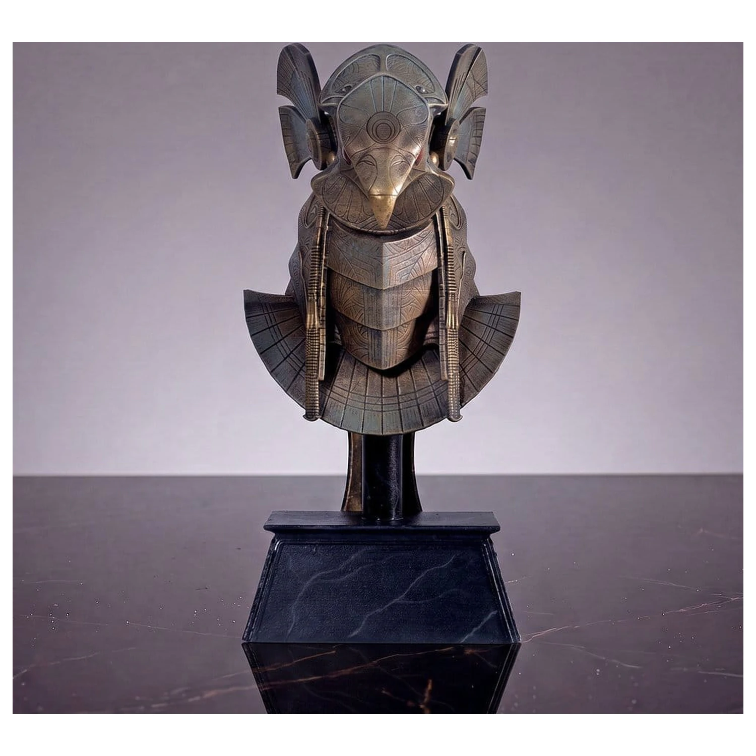 Stargate stolní replika helma replika Horus Guard helma 15 cm fotografii produktu