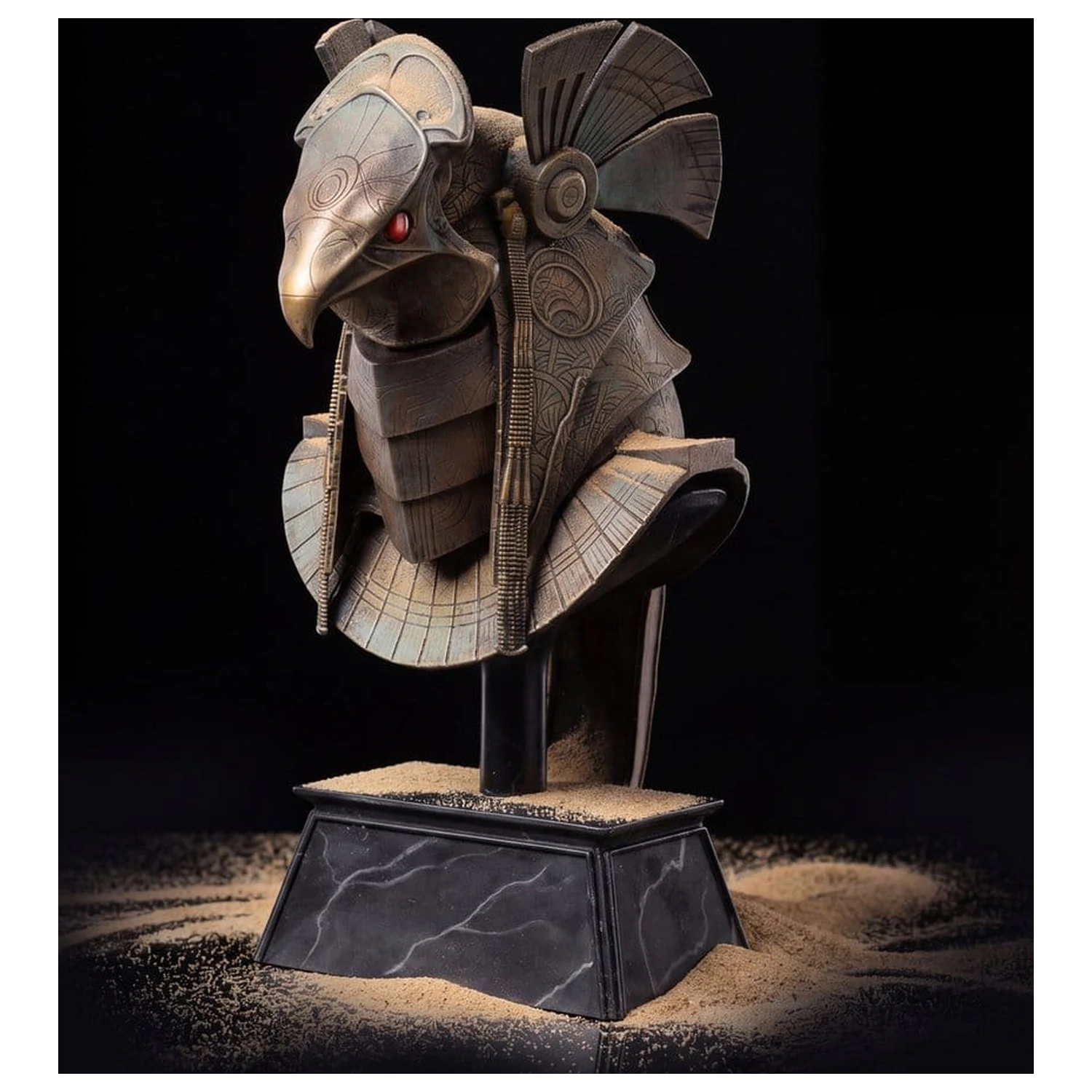 Stargate stolní replika helma replika Horus Guard helma 15 cm fotografii produktu