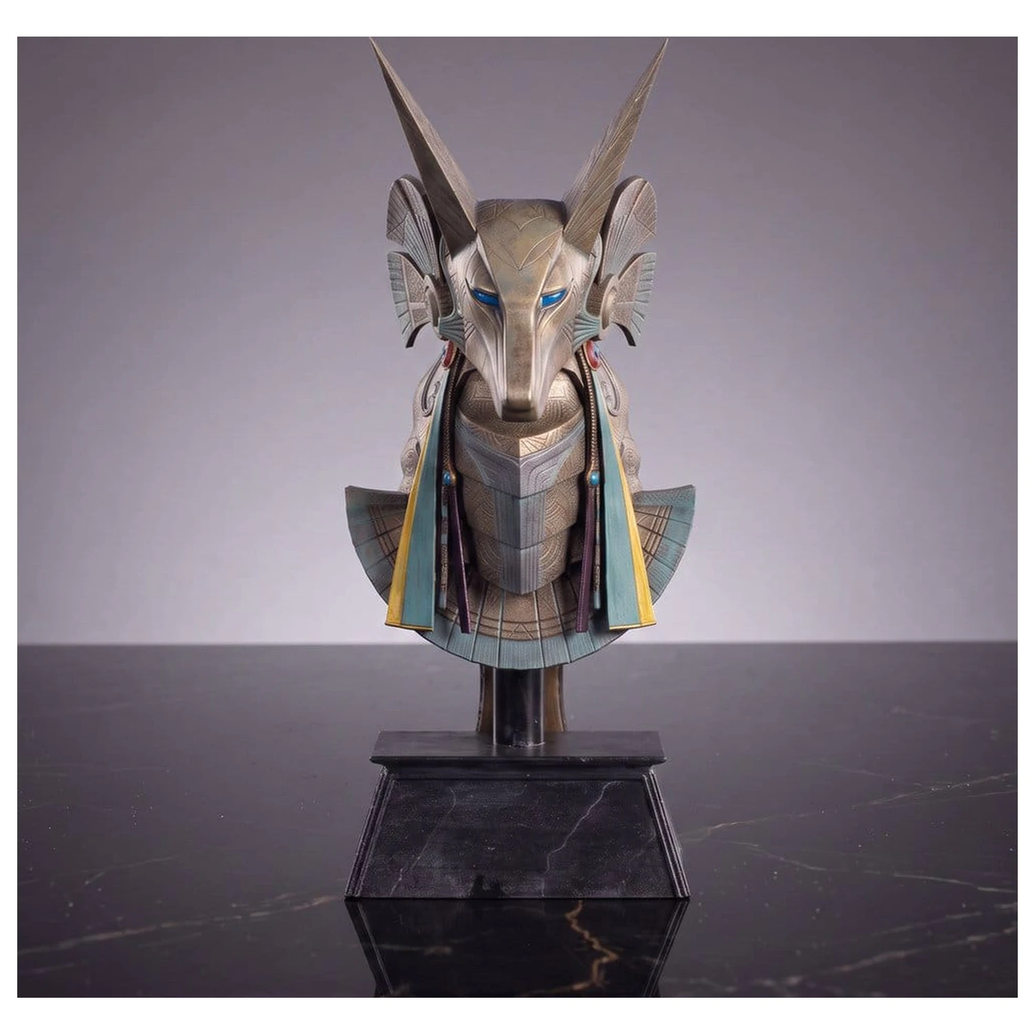 Stargate Stolní replika helmy Jackal Guard Helma Anubis 15 cm fotografii produktu