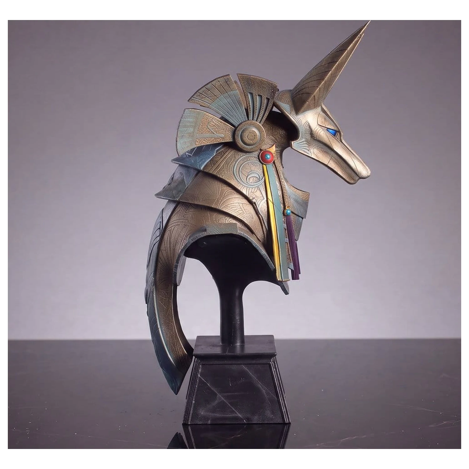 Stargate Stolní replika helmy Jackal Guard Helma Anubis 15 cm fotografii produktu