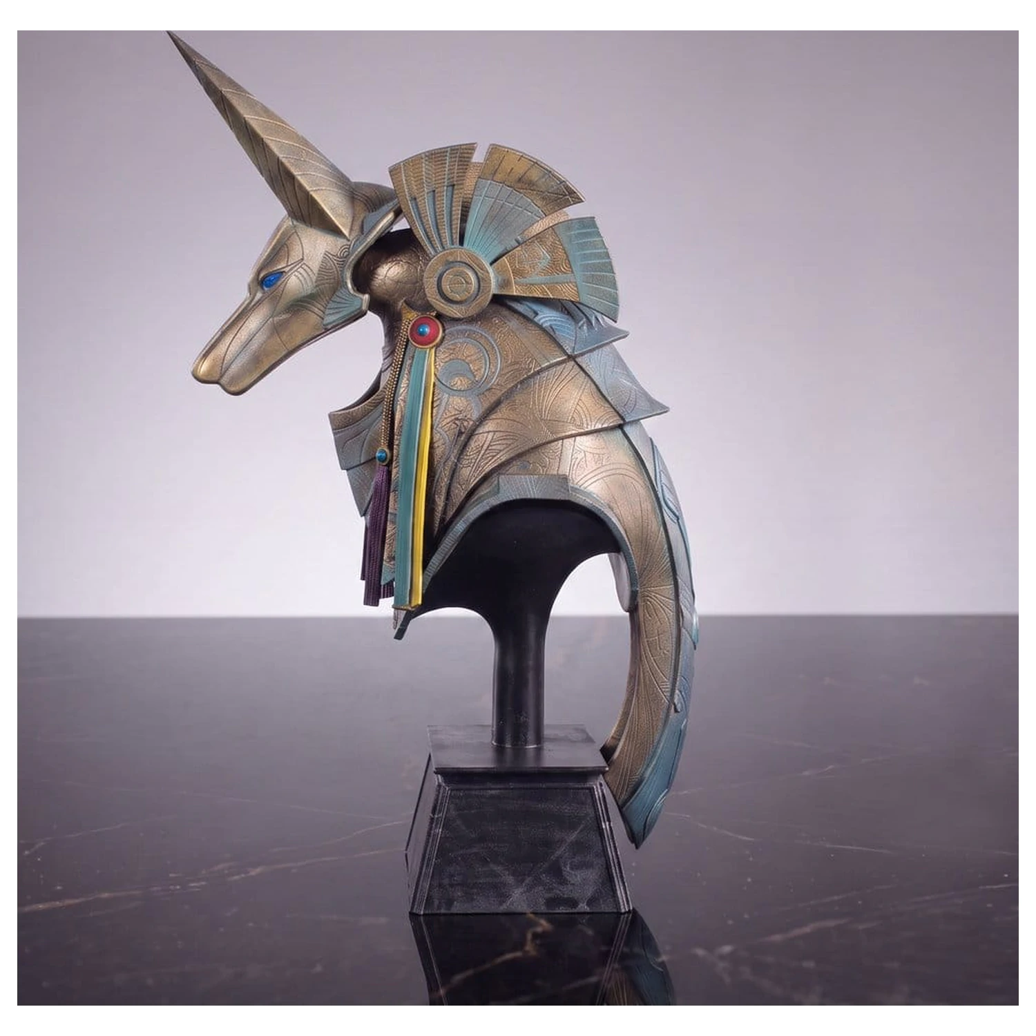 Stargate Stolní replika helmy Jackal Guard Helma Anubis 15 cm fotografii produktu