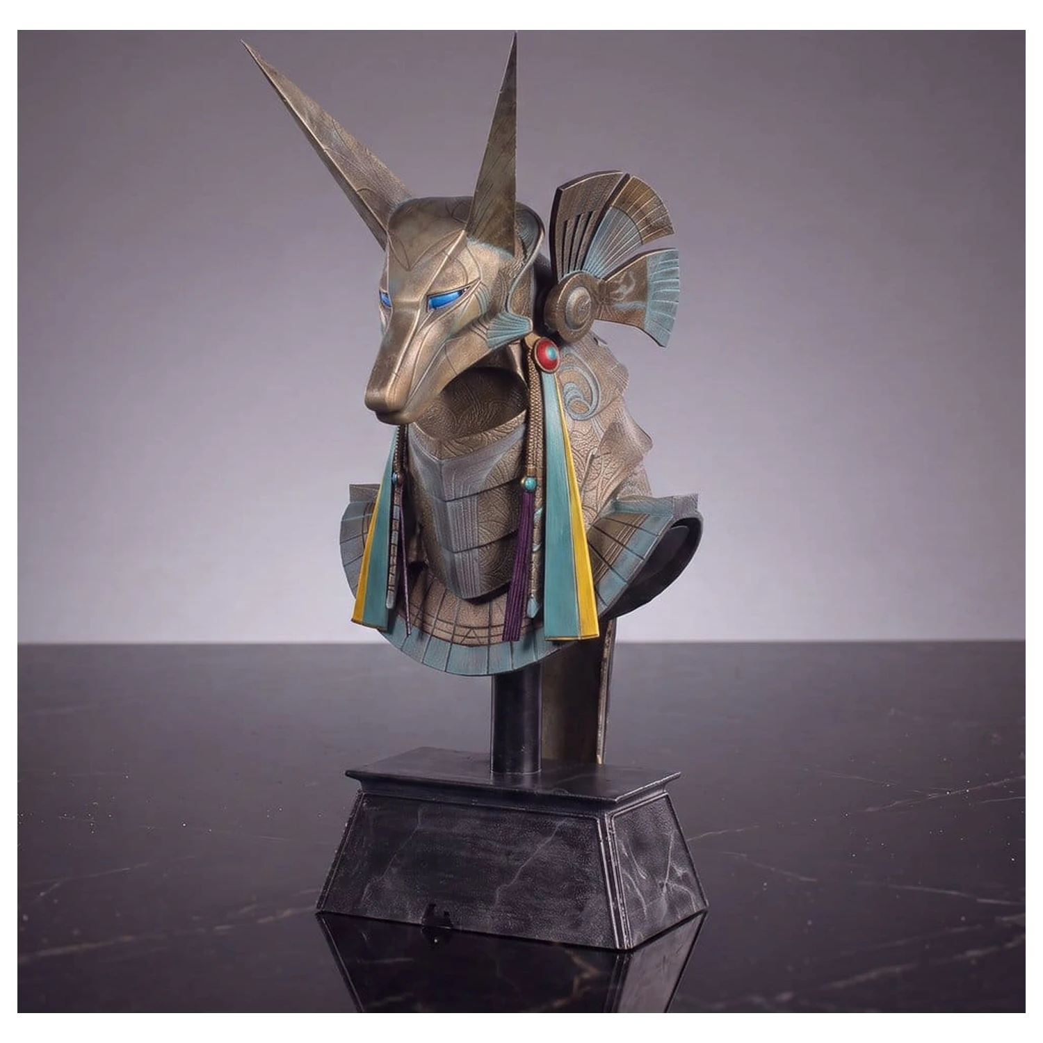 Stargate Stolní replika helmy Jackal Guard Helma Anubis 15 cm fotografii produktu