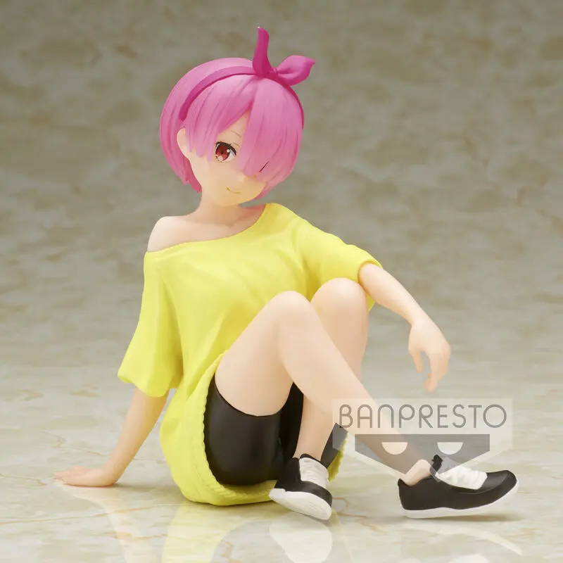 Starting Life in Another World Re:Zero Relax Time Ram Training Syle figurka 14 cm fotografii produktu